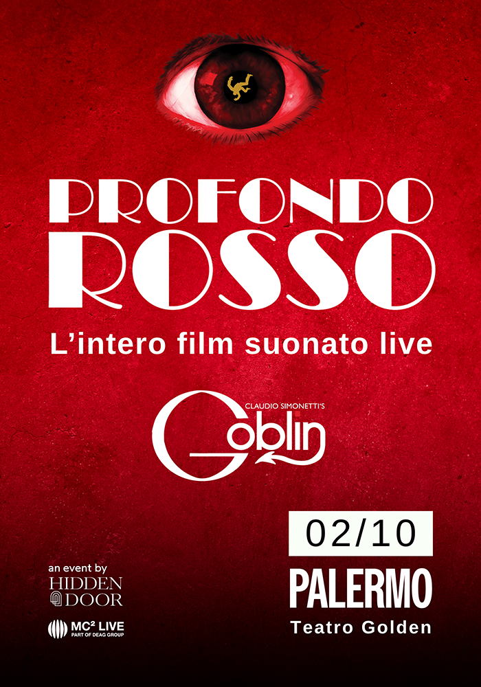 CLAUDIO SIMONETTI’S GOBLIN – PROFONDO ROSSO — musica — TEATRO GOLDEN