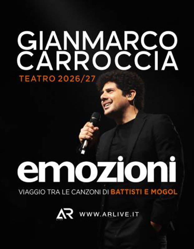 Gianmarco Carroccia – Emozioni — musica — TEATRO GOLDEN